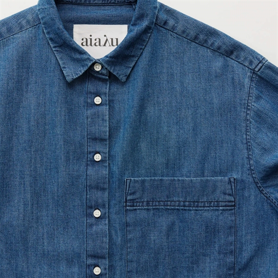 Aiayu Lynette Denim Skjorte, Iceberg 